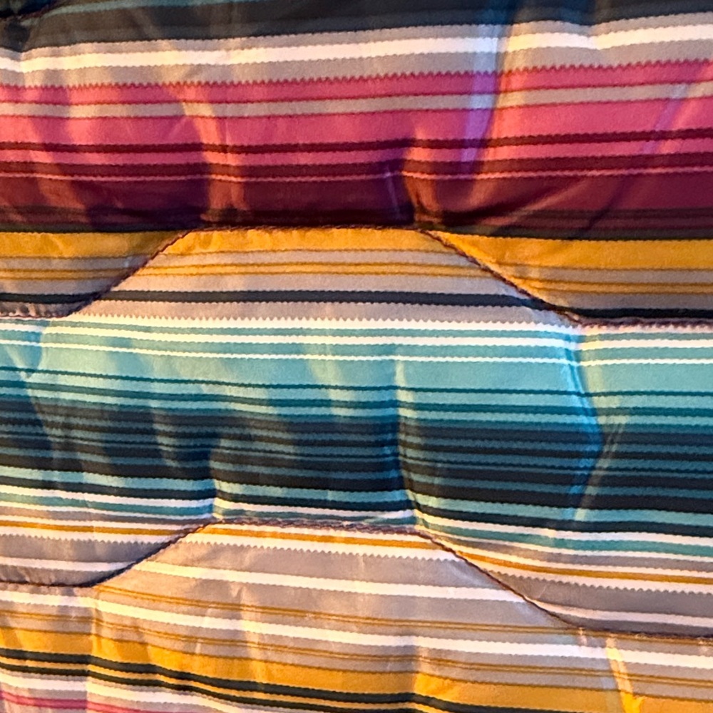 Ariat Colorful Striped Puffer Vest - Picture 5 of 5